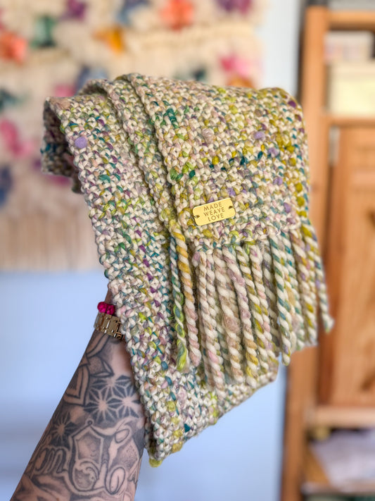 Woven Scarf Cream Ply