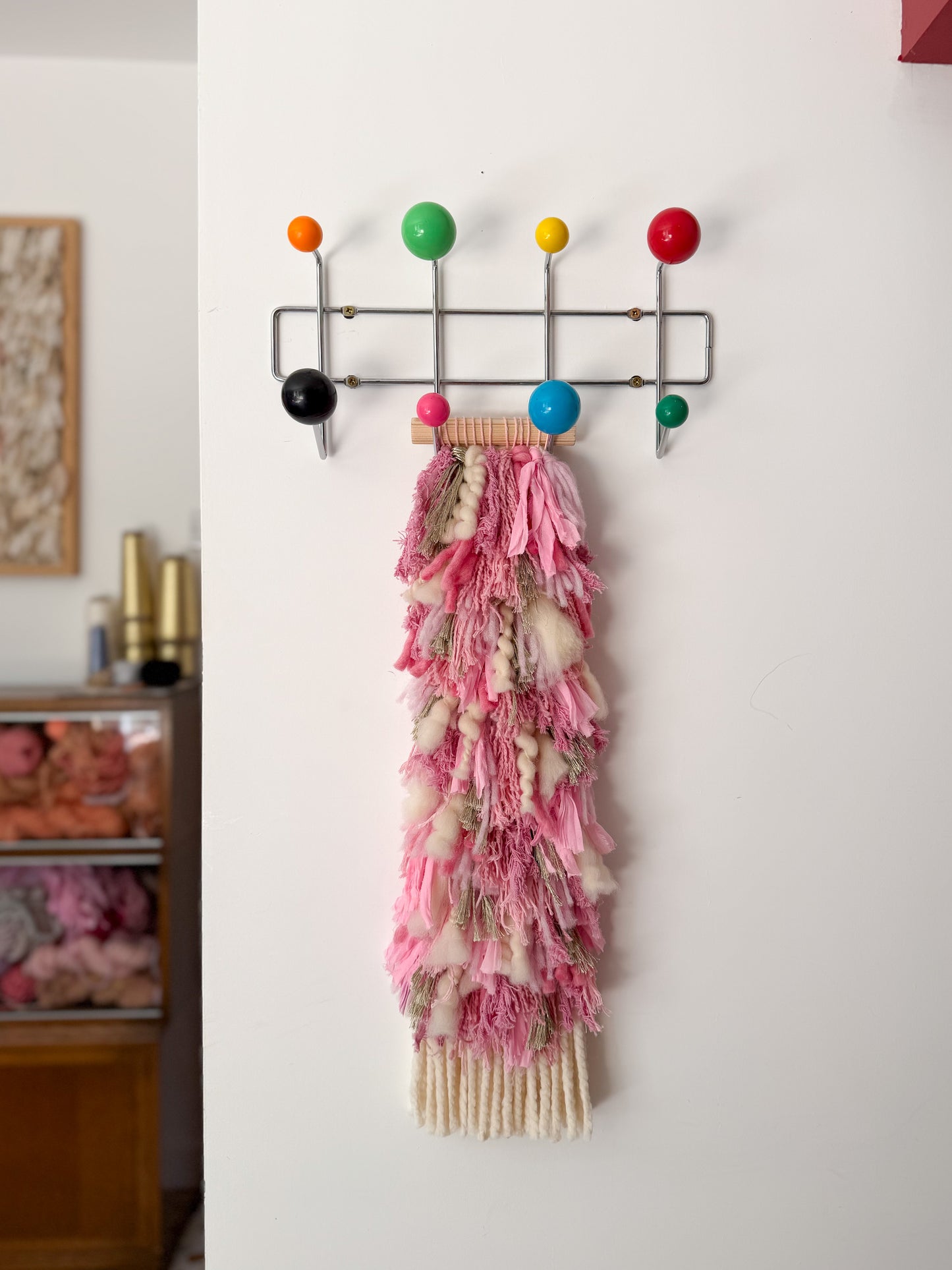 Woven Shaggy Pink