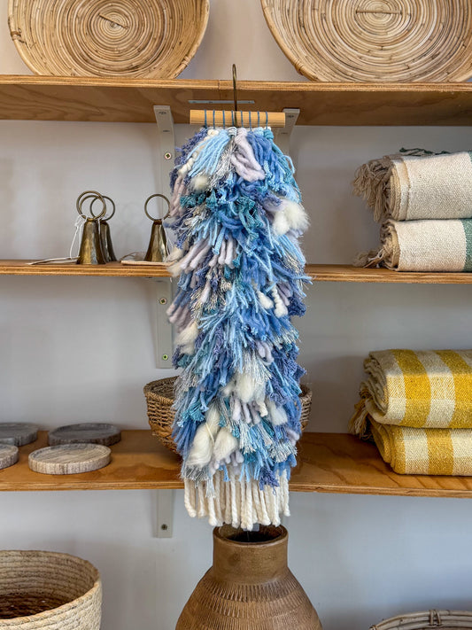 Woven Shaggy Blue