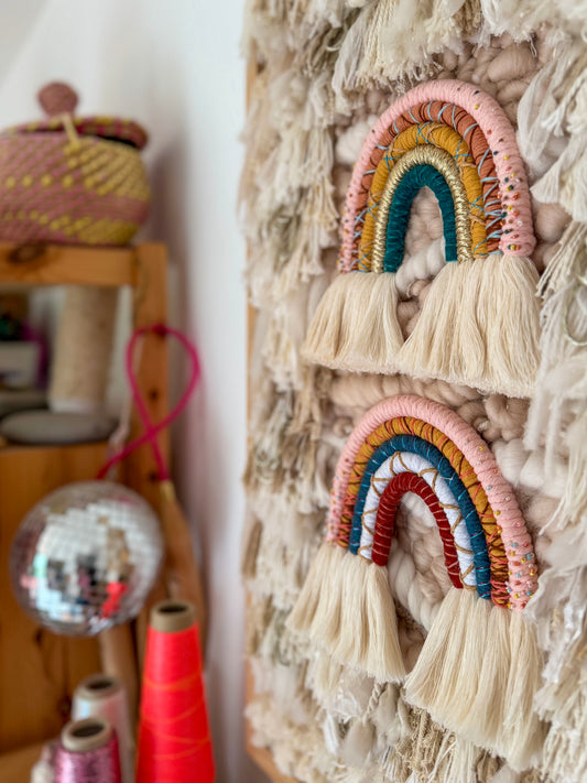 Woven Ash Framed Hanging 10 (Rainbow hanging only)