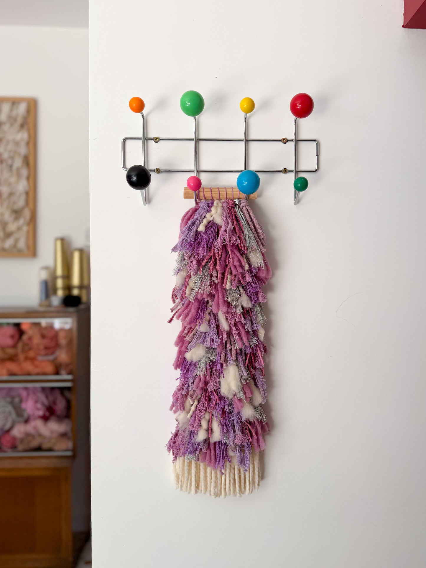 Woven Shaggy Purple