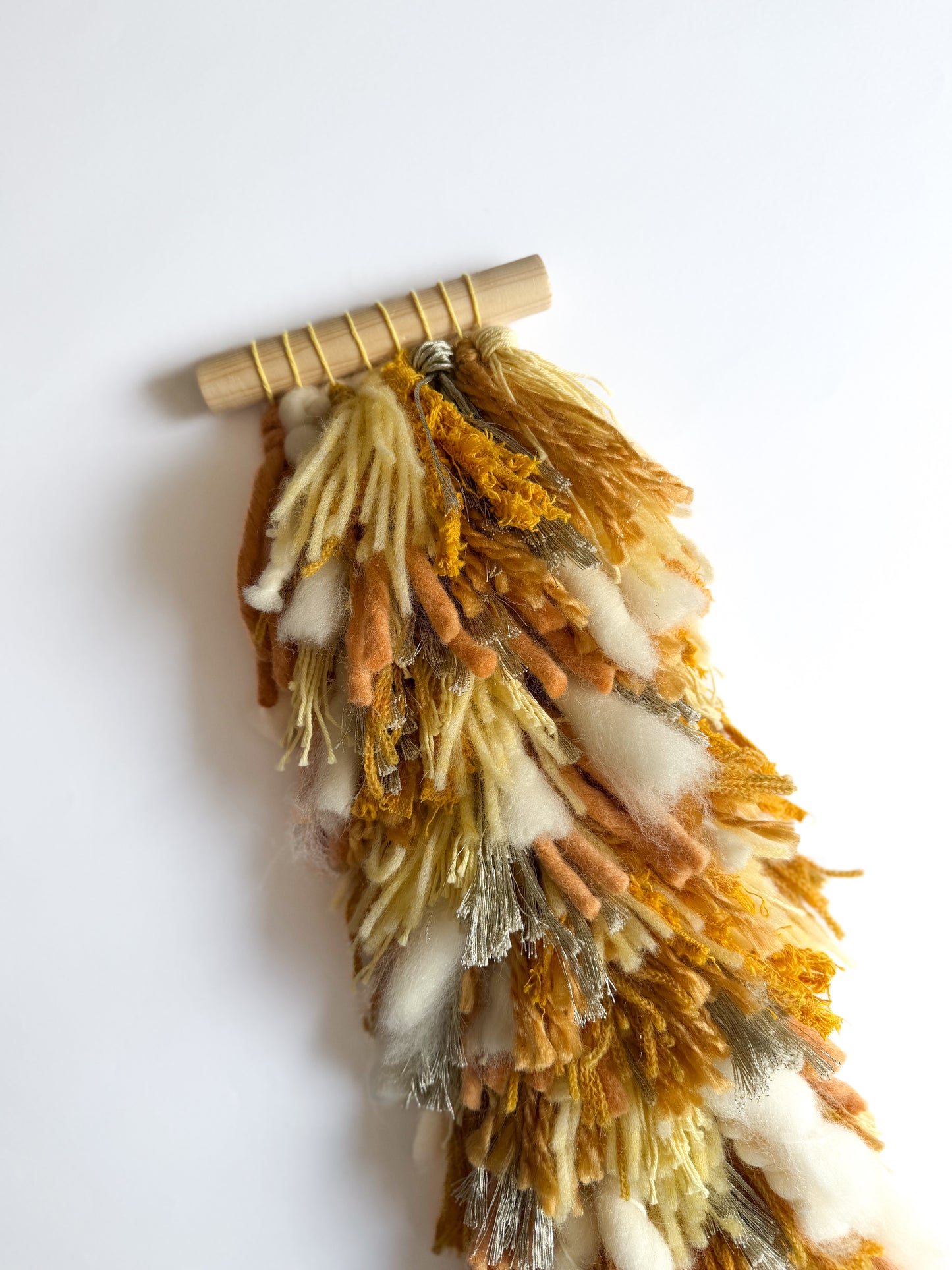 Woven Shaggy Yellow