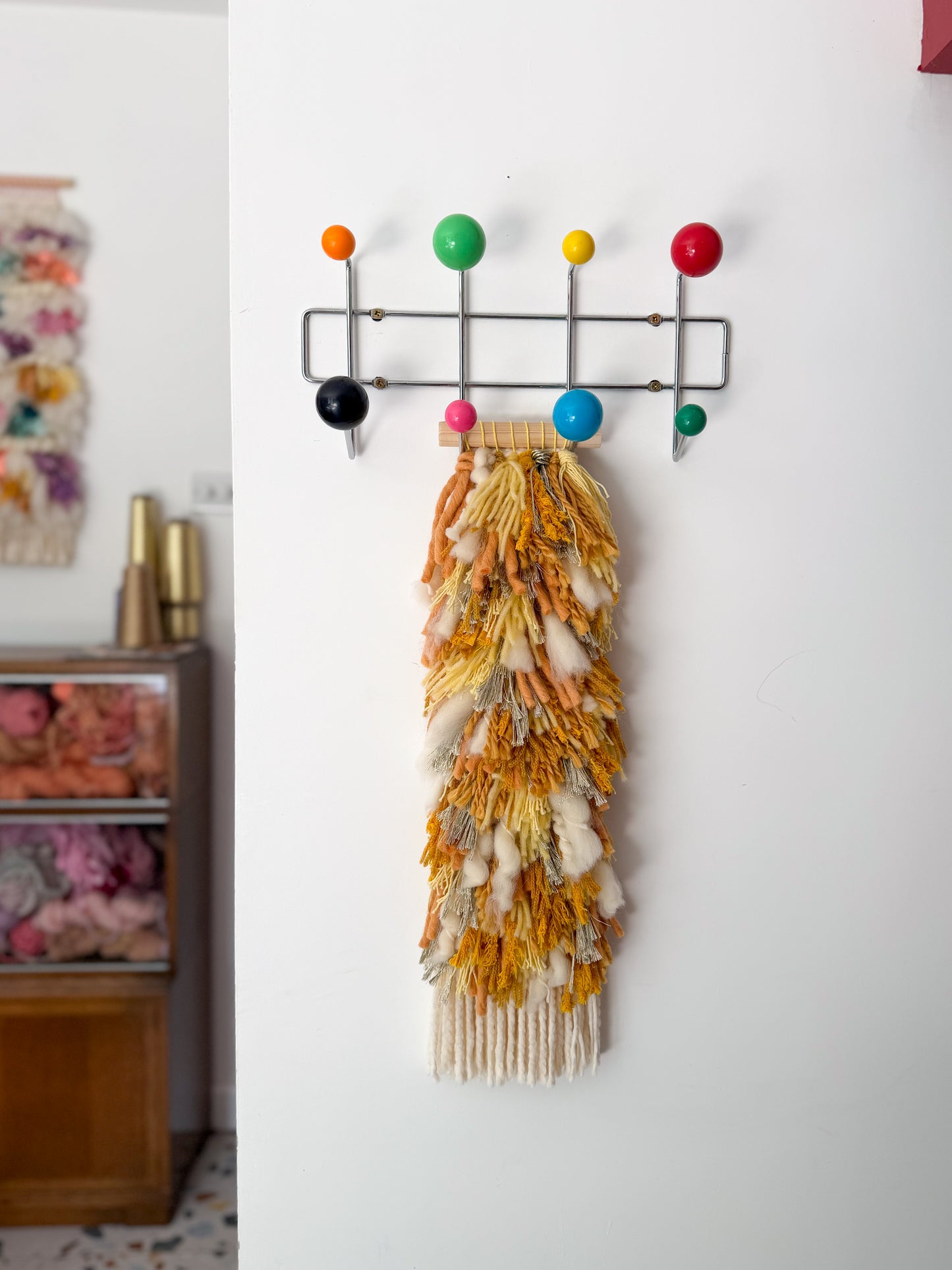 Woven Shaggy Yellow