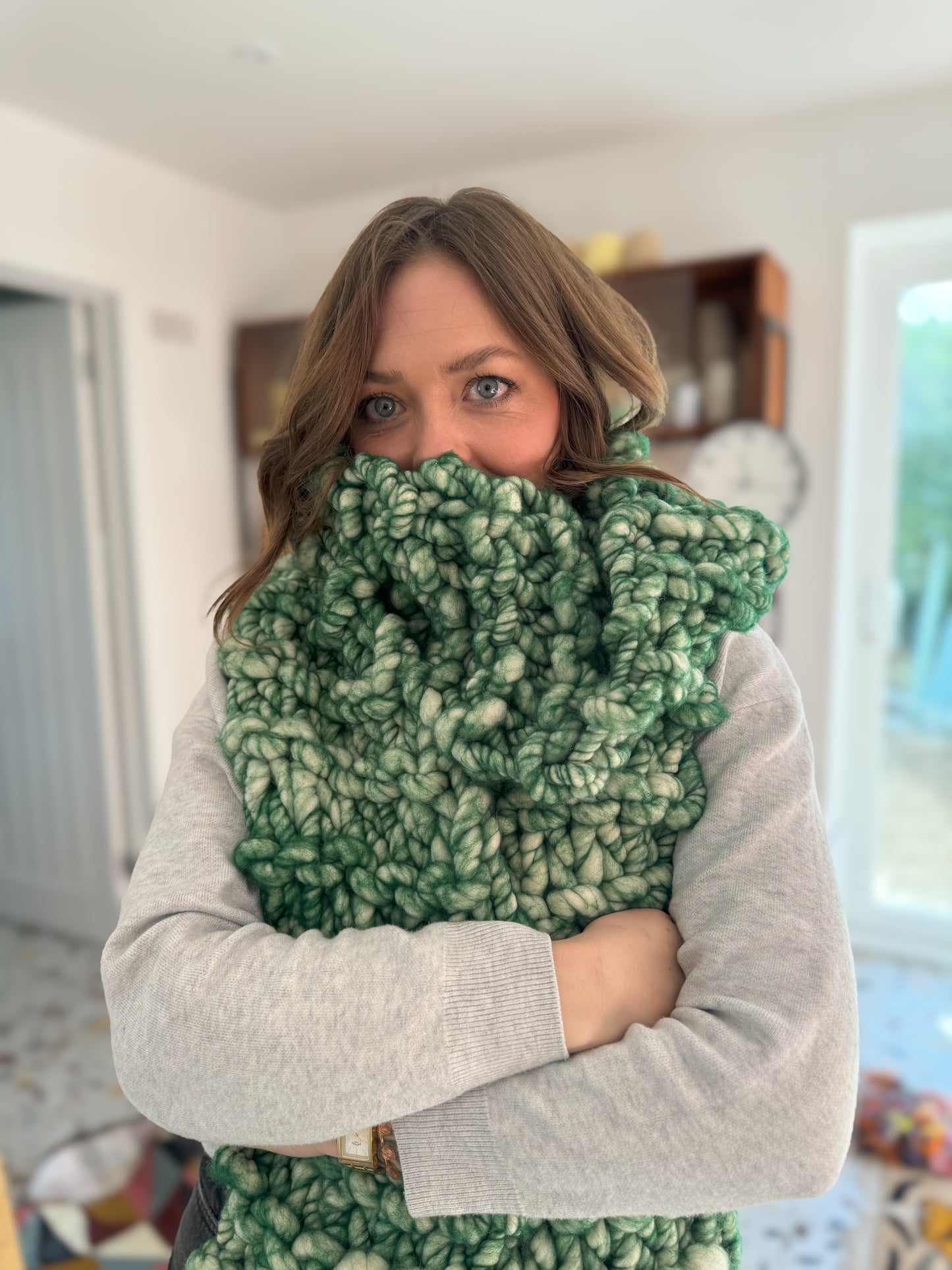 Woven KNITTED Scarf 11