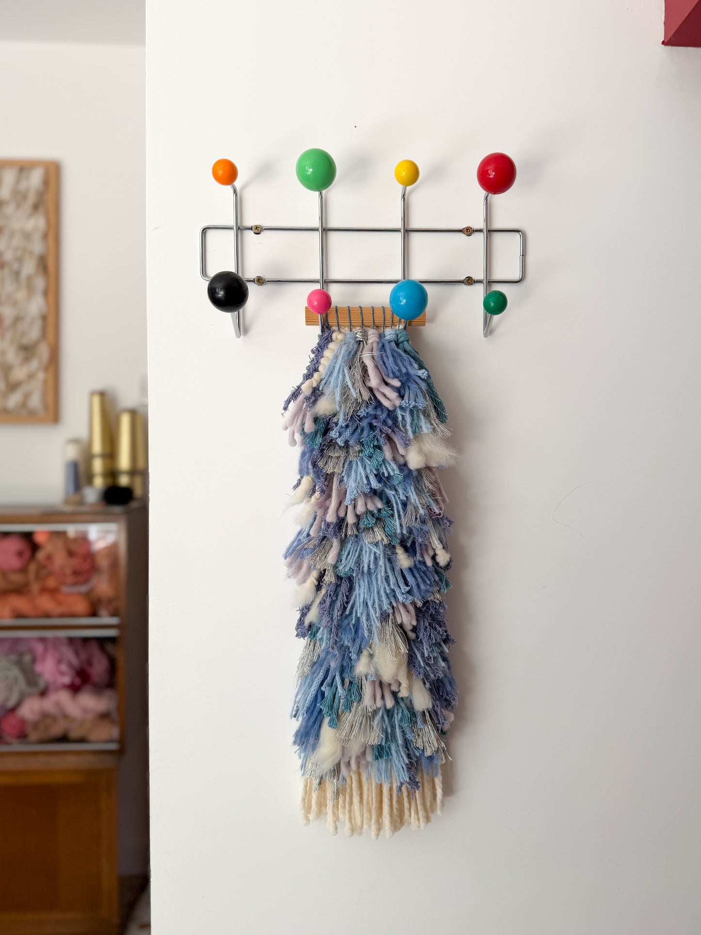 Woven Shaggy Blue