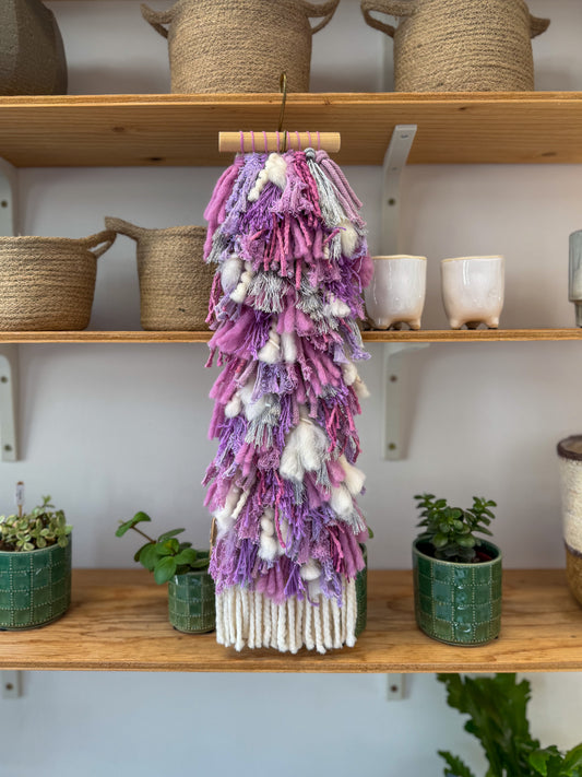 Woven Shaggy Purple