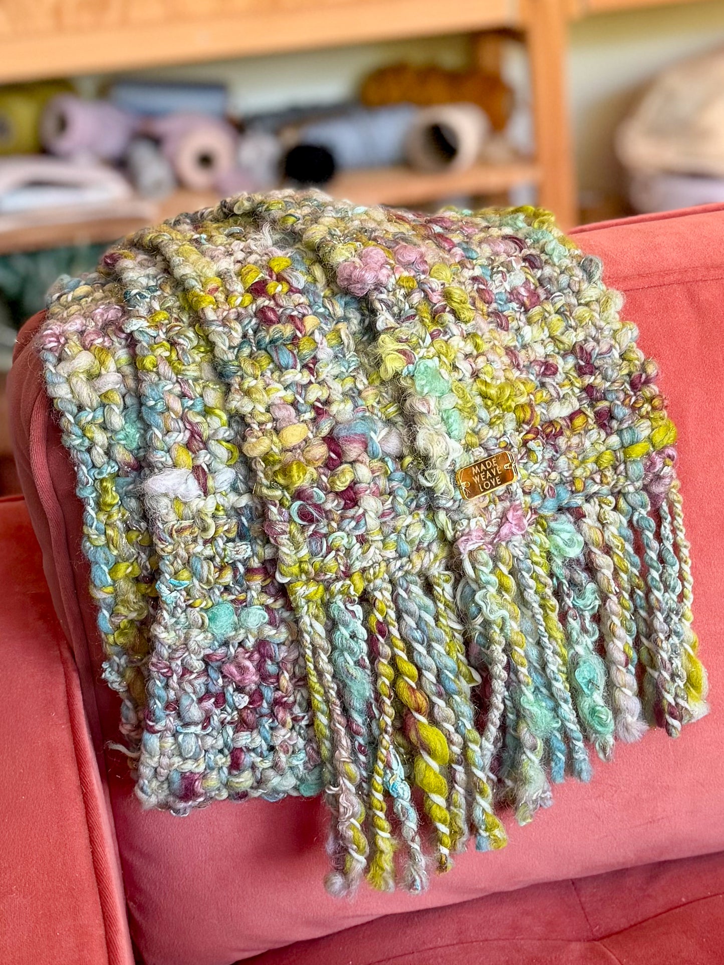 Woven Scarf Chunky Mix