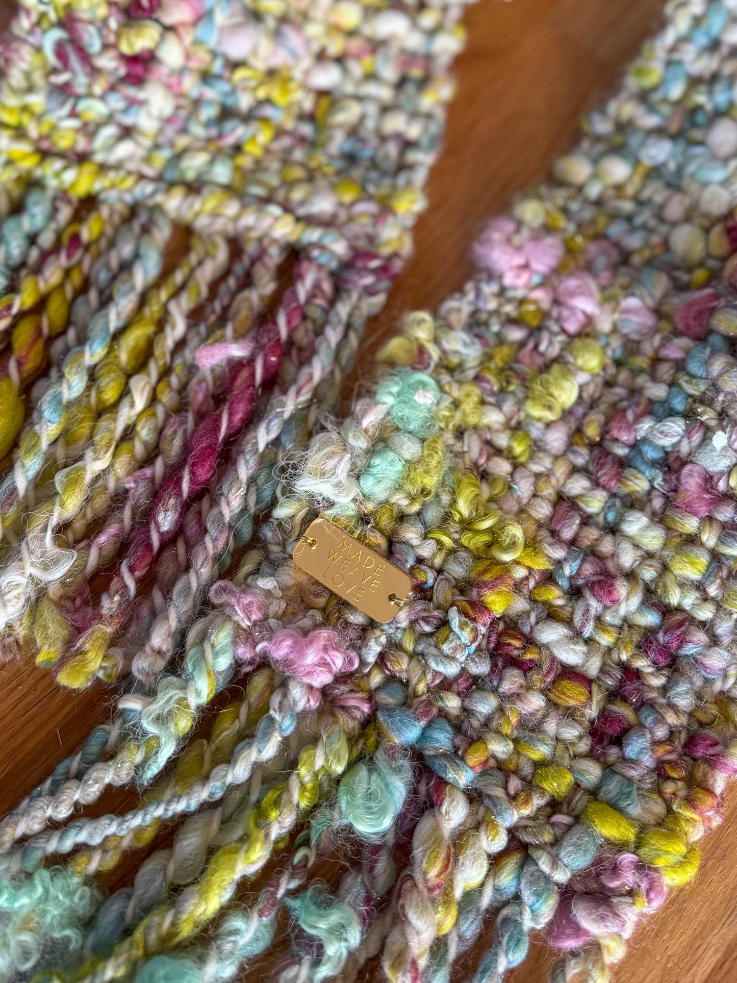 Woven Scarf Chunky Mix